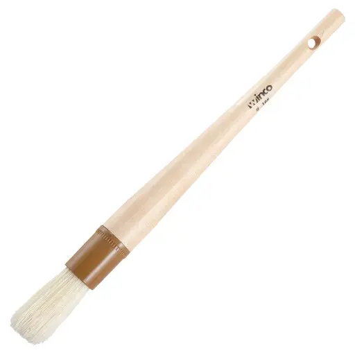 [WFB-10R] Pastry/Basting Brush with Plastic Ferrule - 1" Round