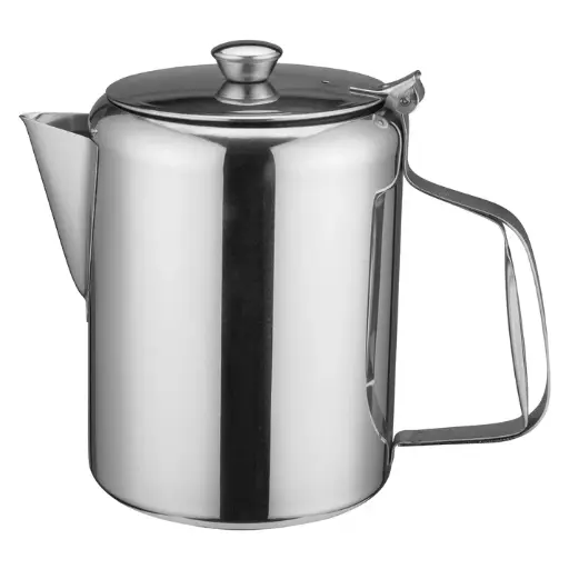 [W670] Short Spout Beverage Server, Stainless Steel - 70 oz