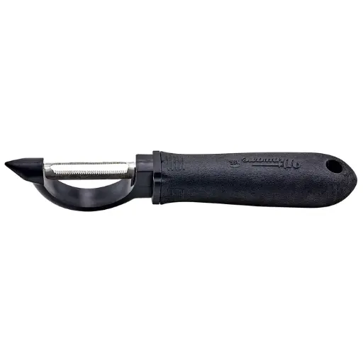 [VP-304] Straight Peeler with Serrated Edge and Soft Grip Handle