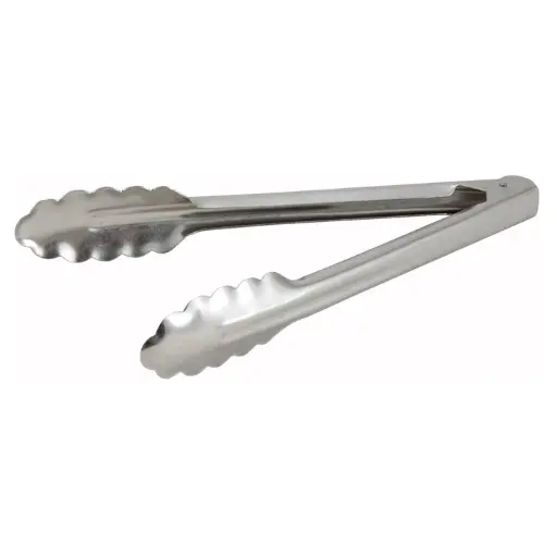 [UT-9] Stainless Steel Utility Tongs, Heavyweight - 9"
