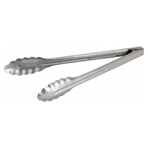 [UT-12HT] Stainless Steel Utility Tongs, Extra Heavyweight - 12"