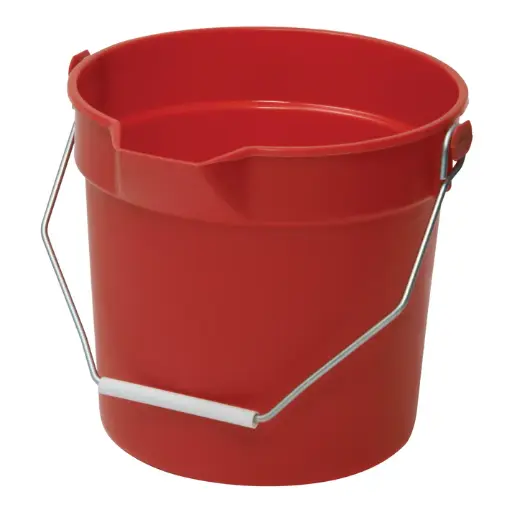 [UPP-10R] Utility Pail - 10 Quart, Red