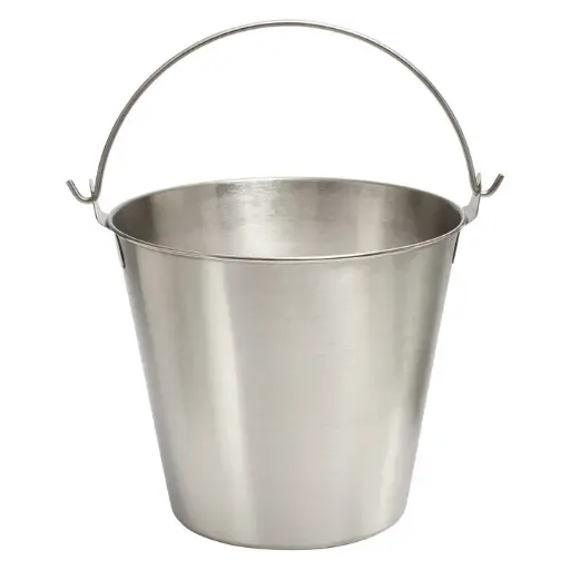 [UP-13] Utility Pail, 13 Quart, Stainless Steel