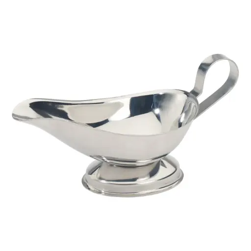 [GBS-5] Stainless Steel Gravy Boat - 3 oz.