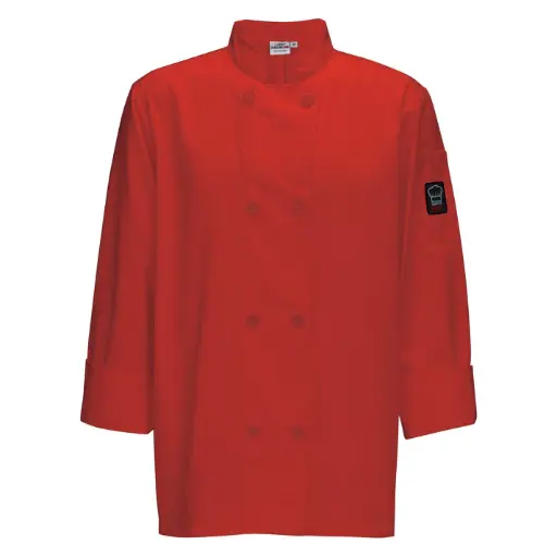 [UNF-6RXL] Men's Tapered Fit Chef Jacket