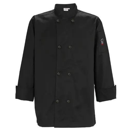 [UNF-6KXL] Men's Tapered Fit Chef Jacket