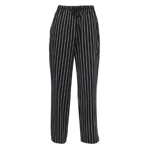 [UNF-3CS] Chef Pants, Woven Chalkstripe - Small