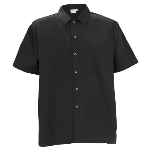 [UNF-1K4XL] Chef Shirt, Snap-Button Size 4XL