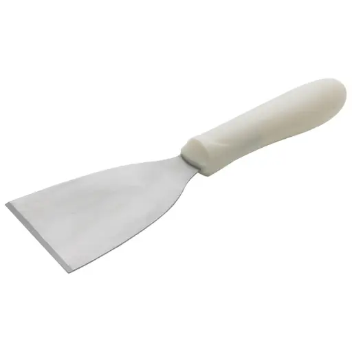 [TWP-32] Scraper, White Polypropylene Handle - 4-1/2" x 3-1/8"