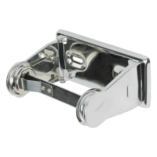 [TTH-1] Toilet Tissue Holder, Single Roll, Chrome Plated