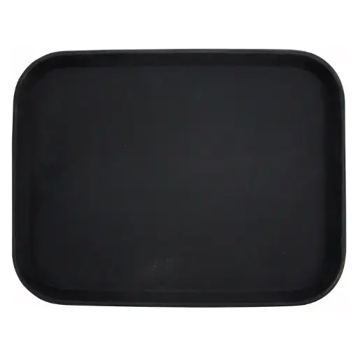 [TRH-1418K] Easy-Hold 18" x 14" Rectangular Rubber-Lined Plastic Tray