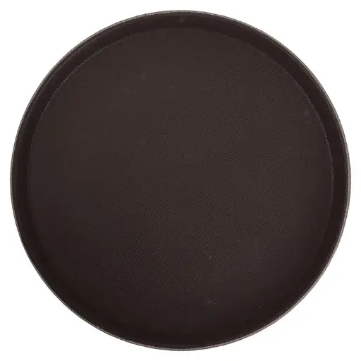 [TRH-11] Easy-Hold 11" Round Rubber-Lined Plastic Tray