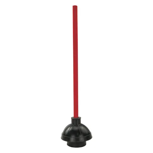[TP-300] 19" Toilet Plunger with Wooden Handle