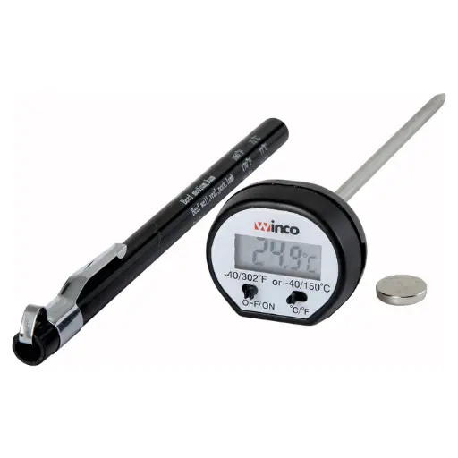 [TMT-DG1] Digital Thermometer, 15/16" LCD, 4-3/4" Probe