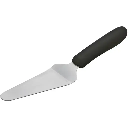 [TKP-51] Pie Server with Offset, Black Polypropylene Handle, 4-5/8" x 2-3/8" Blade