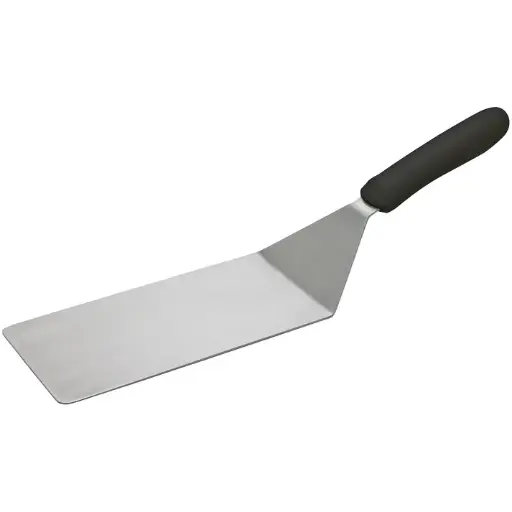 [TKP-42] Turner with Offset, Black Polypropylene Handle, 8" x 4" Blade