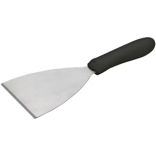 [TKP-40] Scraper, Black Polypropylene Handle - 4-7/8" x 4"
