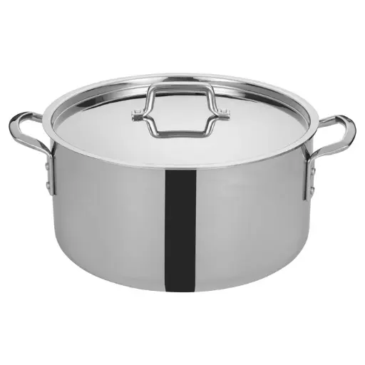 [TGSP-20] Tri-Gen Tri-Ply Stainless Steel Stock Pot with Cover - 20 Quart