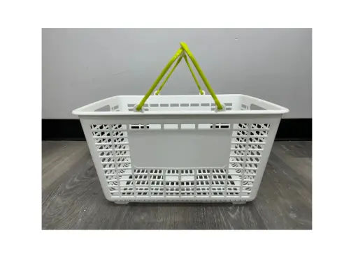 [STL-18] White Shopping Basket