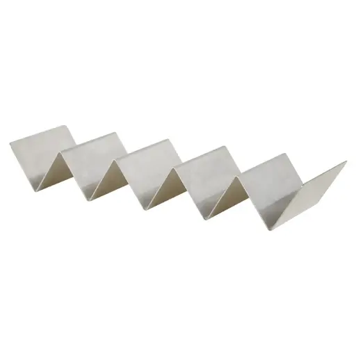 [TCHS-45] Taco Holder, Stainless Steel - 4-5 Slots