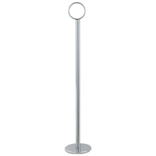 [TBH-12] Table Number Holder, Chrome - 12"