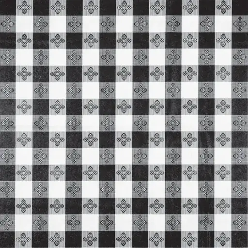[TBCS-52K] Table Cloth, Square - Black