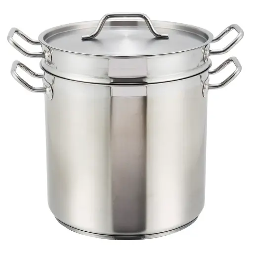 [SSDB-16S]  Stainless Steel Steamer/Pasta Cooker - 16 Quart