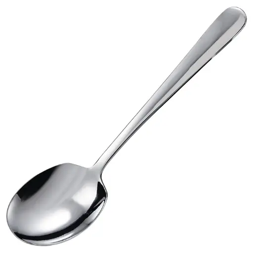 [SRS-2] Serving Spoons, Round Edge, Stainless Steel