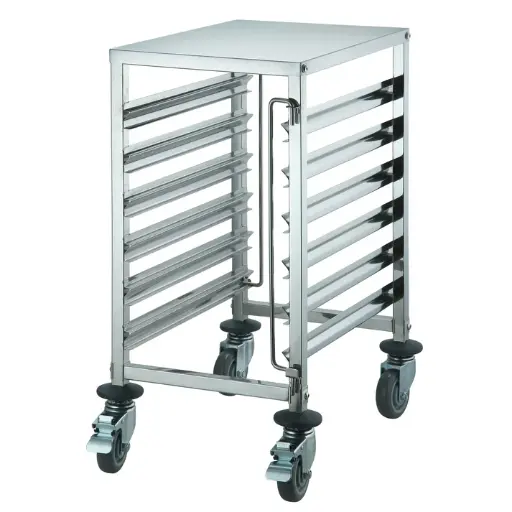 [SRK-12] 12-Tier End-Load Steam/Food Pan Rack with Brakes