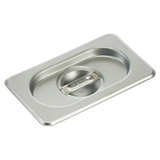[SPSCN-GN] Stainless Steel Gastronome 1/9th Steam Pan Cover for SPJH-906GN, Solid