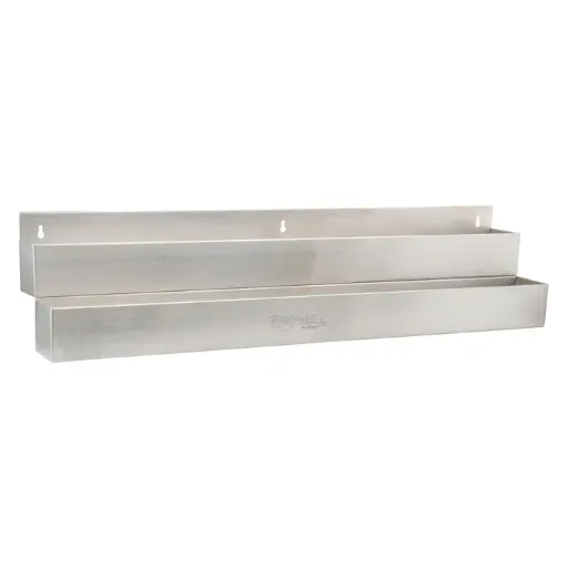 [SPR-42D] Bar Maid Double Bar Speed Rail, Stainless Steel - 42"