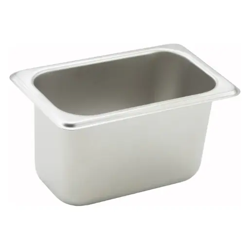 [SPN4] Straight-Sided Steam Pan, 25 Gauge Stainless Steel