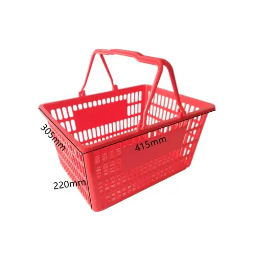 [STL-17] Red Large Shopping Basket