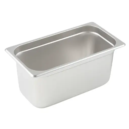 [SPJM-306] Anti-Jam Steam Pan, 24 Gauge Stainless Steel - 1/3, 6"
