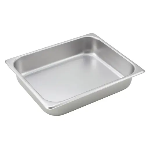 [SPH2] Straight-Sided Steam Pan, 25 Gauge Stainless Steel
