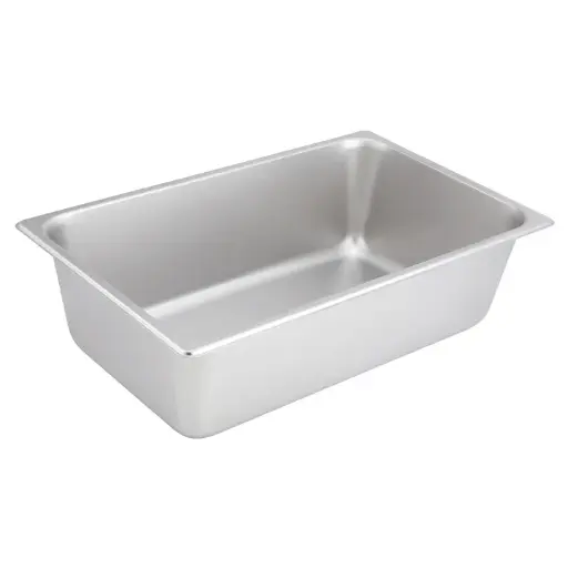 [SPF6] Straight-Sided Steam Pan, 25 Gauge Stainless Steel