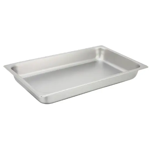 [SPF2] Straight-Sided Steam Pan, 25 Gauge Stainless Steel