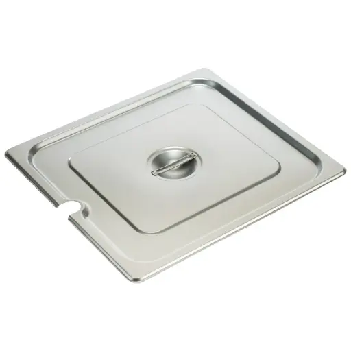 [SPCTT] 18/8 Stainless Steel Steam Pan Cover, Slotted - 2/3