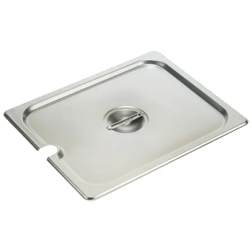 [SPCH] 18/8 Stainless Steel Steam Pan Cover, Slotted - Half