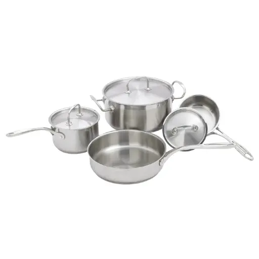[SPC-7H] 7-Piece Cookware Set, Stainless Steel