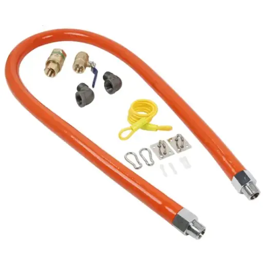 [GH48] Gas Hose Connector w/ Orange Exterior