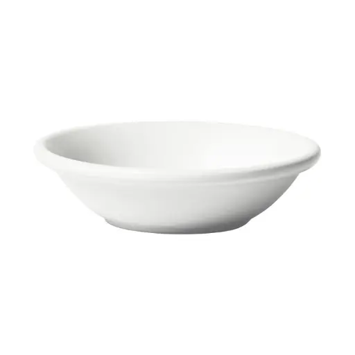 [BFD-35RE] Birkhall Fruit Dish with Rolled Edge, 3-1/2 oz, White Porcelain, 36 Pieces/Case