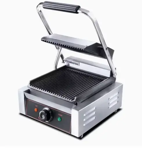 [EP11] Electric Panini Sandwich Grill (Ribbed Plate)  
