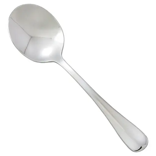 [0034-04] Stanford Bouillon Spoon, 18/8 Extra Heavyweight