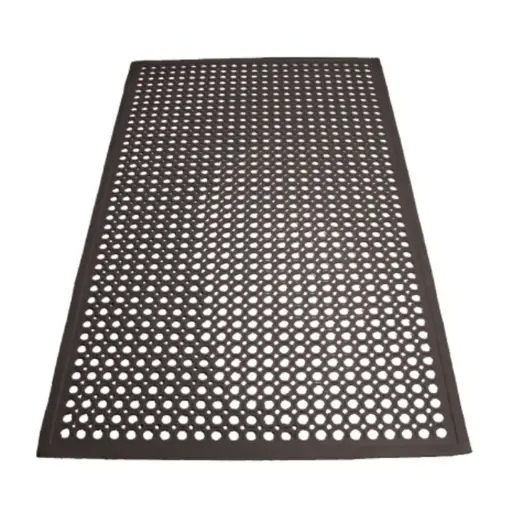 Rubber Floor Mats, Beveled Edge