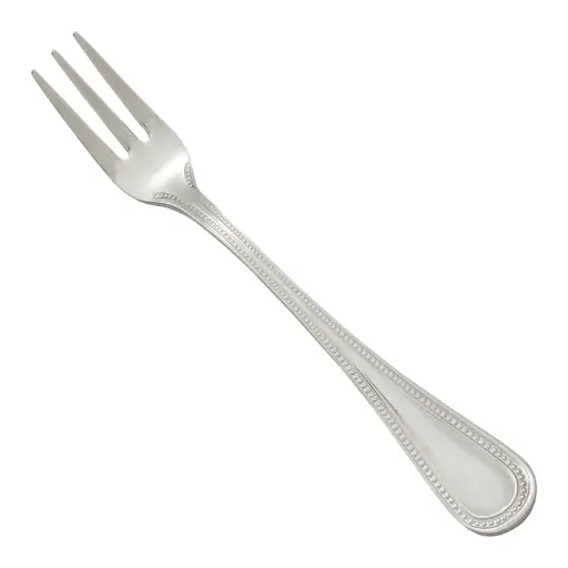 [0036-07] Deluxe Pearl Oyster Fork, 18/8 Extra Heavyweight