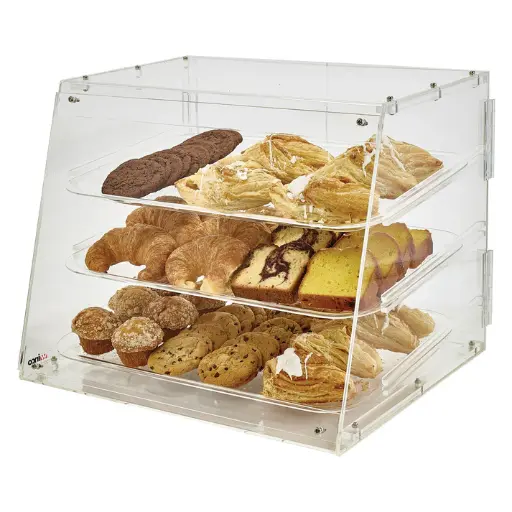 [ADC-3] Acrylic Tiered Display Case - 3-Tray