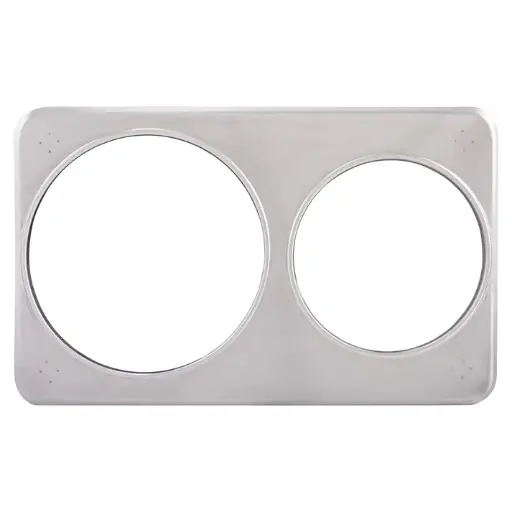 [ADP-608] Adaptor Plate, 6-3/8" &amp; 8-3/8" Holes, Stainless Steel