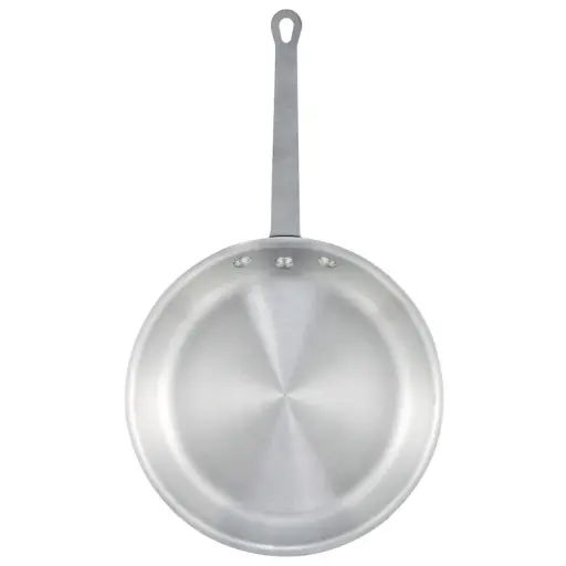 [AFP-10A] Aluminum Fry Pan, Gladiator, Natural Finish - 10" Dia