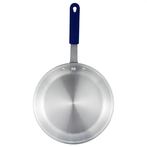 [AFP-12A-H] Aluminum Fry Pan, Gladiator, Natural Finish - 12" Dia with Silicone Sleeve